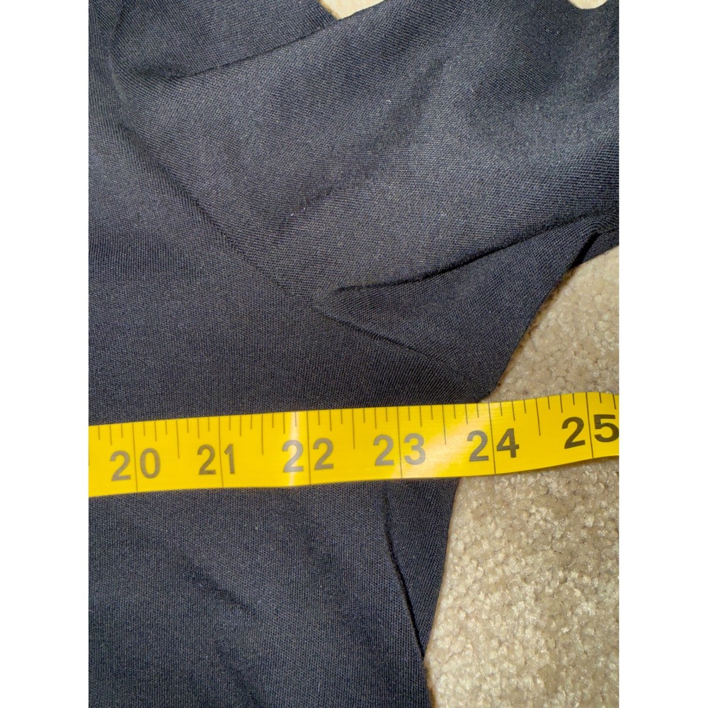 Chico's Mock Neck Top Women 3 XL Black Excellent Pima Cotton Long Sleeve Tunic - Picture 6 of 7